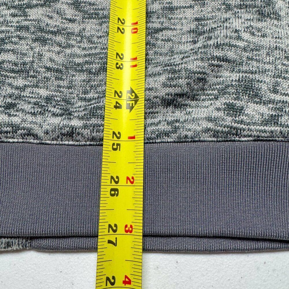Lands End Fleece Jacket Mens Large Gray Preppy Outdoor Athletic Camping Hiking - Picture 11 of 12